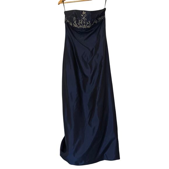 SCOTT McCLINTOCK Women's Y2K Satin Formal Gown Maxi Dress Size 6 - Picture 1 of 11